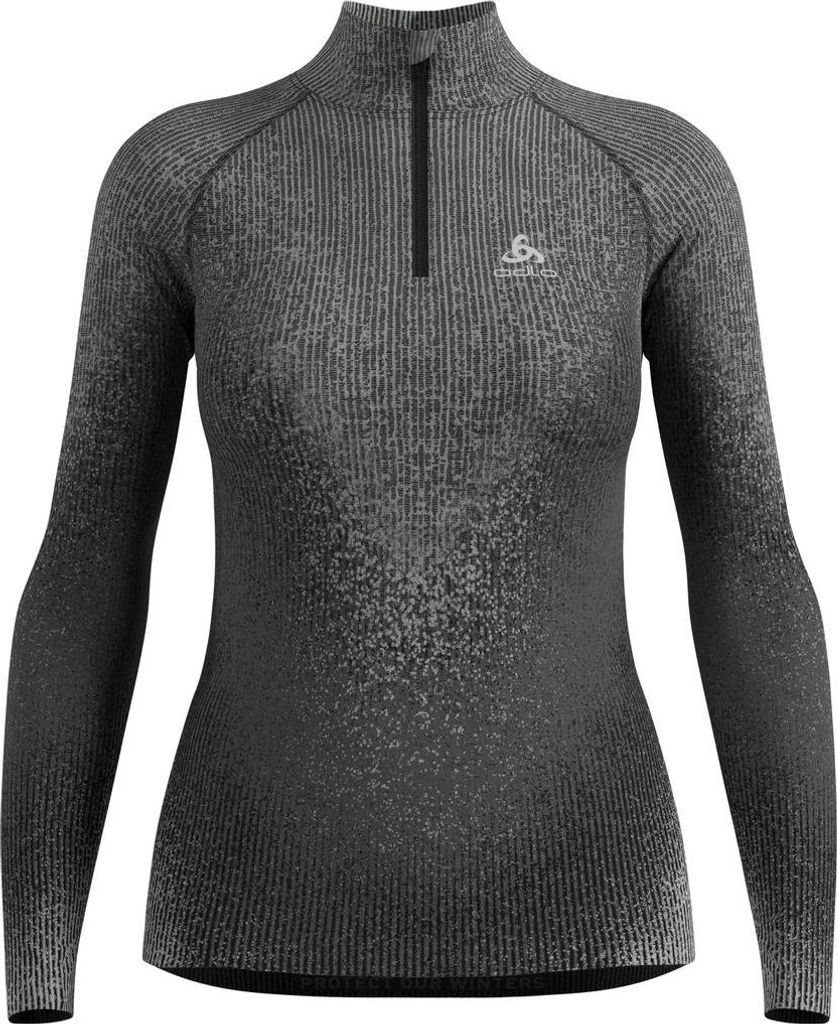 Odlo Blackcomb Eco Half Zip Turtle Neck Base Layer Longsleeve Damen