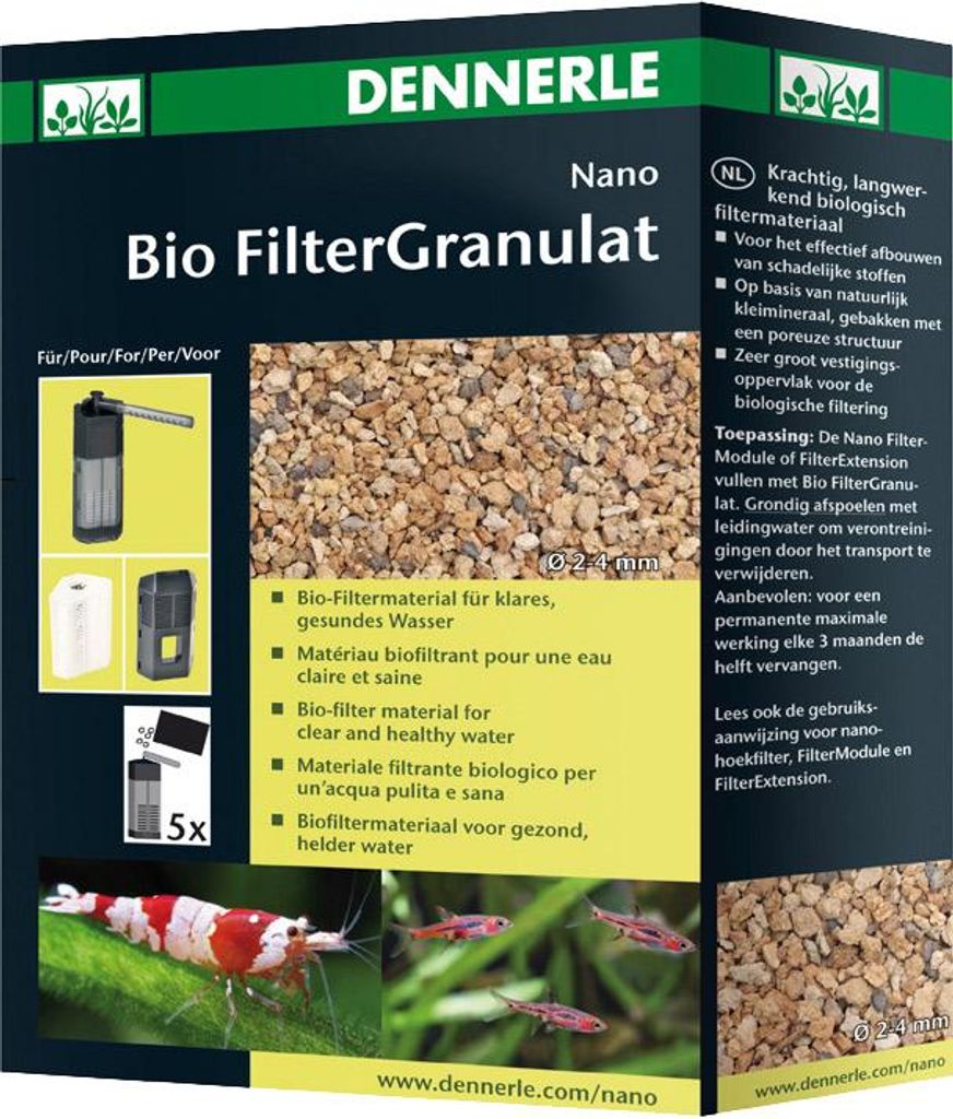 Dennerle Nano BioFilterGranulat, 350 mm, 900 mm, 1650 mm Produktbild 