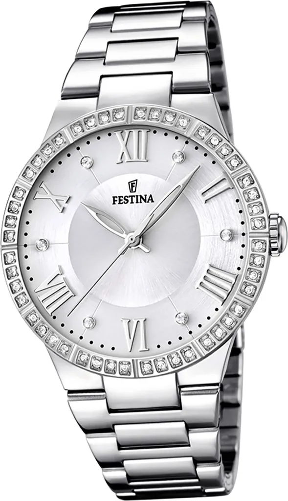 Festina F16719/1 Montre Femme Acier Inox Argentée Cadran Analogique
