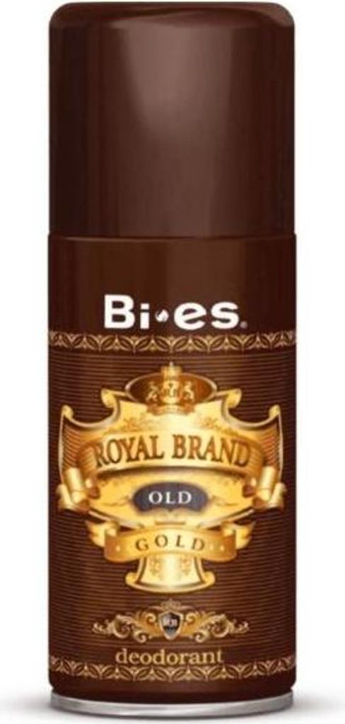 Bi-es Royal Brand Gold Deodorant Spray, 150 ml Productafbeelding 