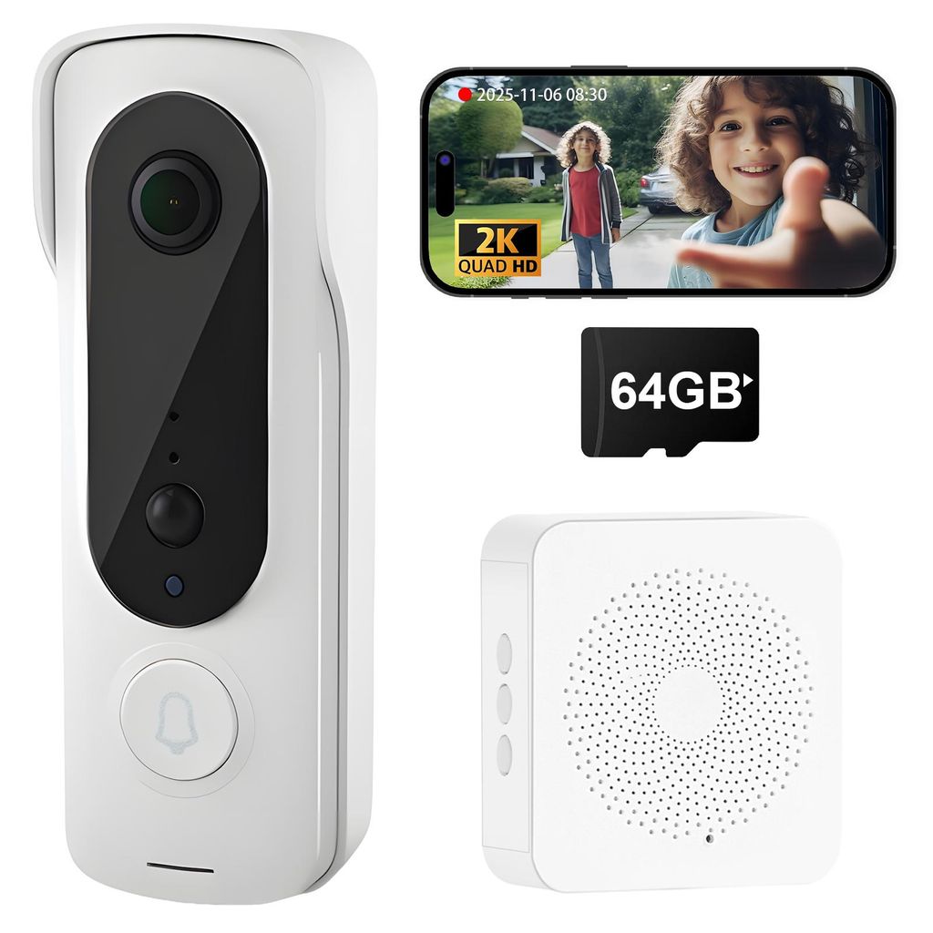 H6 Video-Türsprechanlage mit WLAN, Zwei-Wege-Audio, Produktbild 