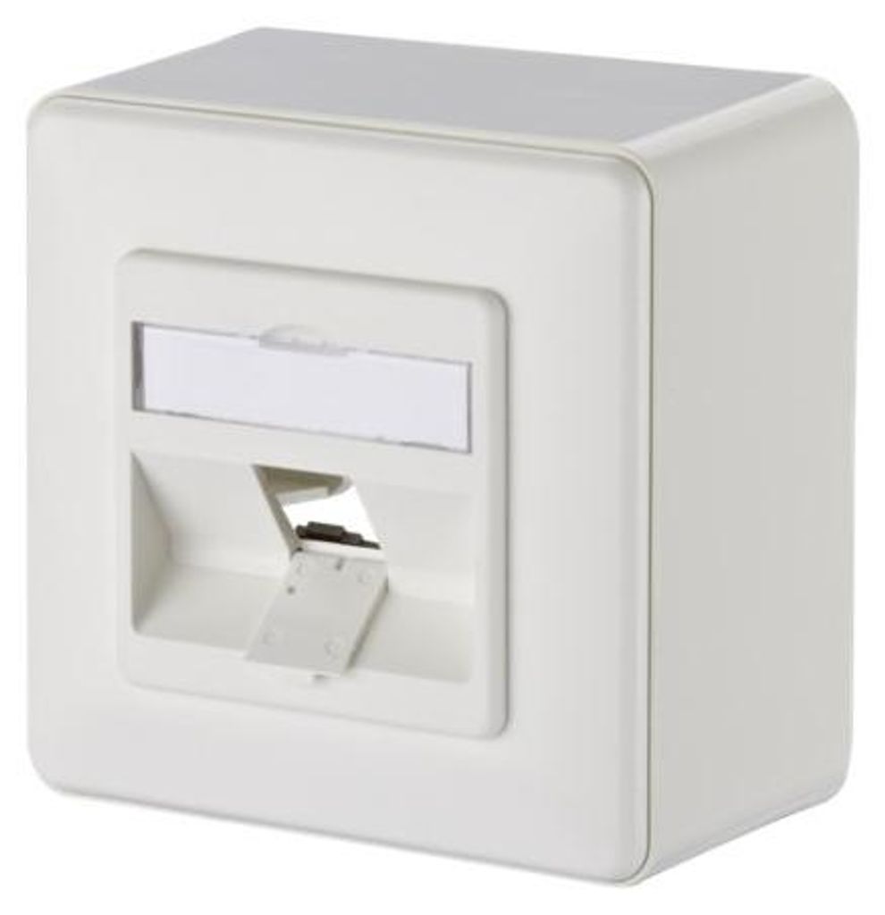 METZ CONNECT Keystone Anschlussdose AP 1 Port unbestückt Produktbild 