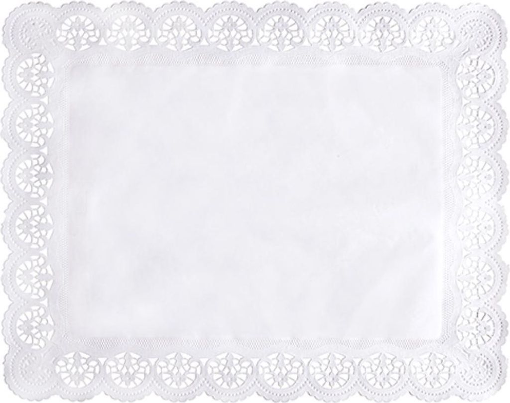Papstar čipkovaný papier na tortu 46 x 36 cm biely 100 Obrázok produktu 