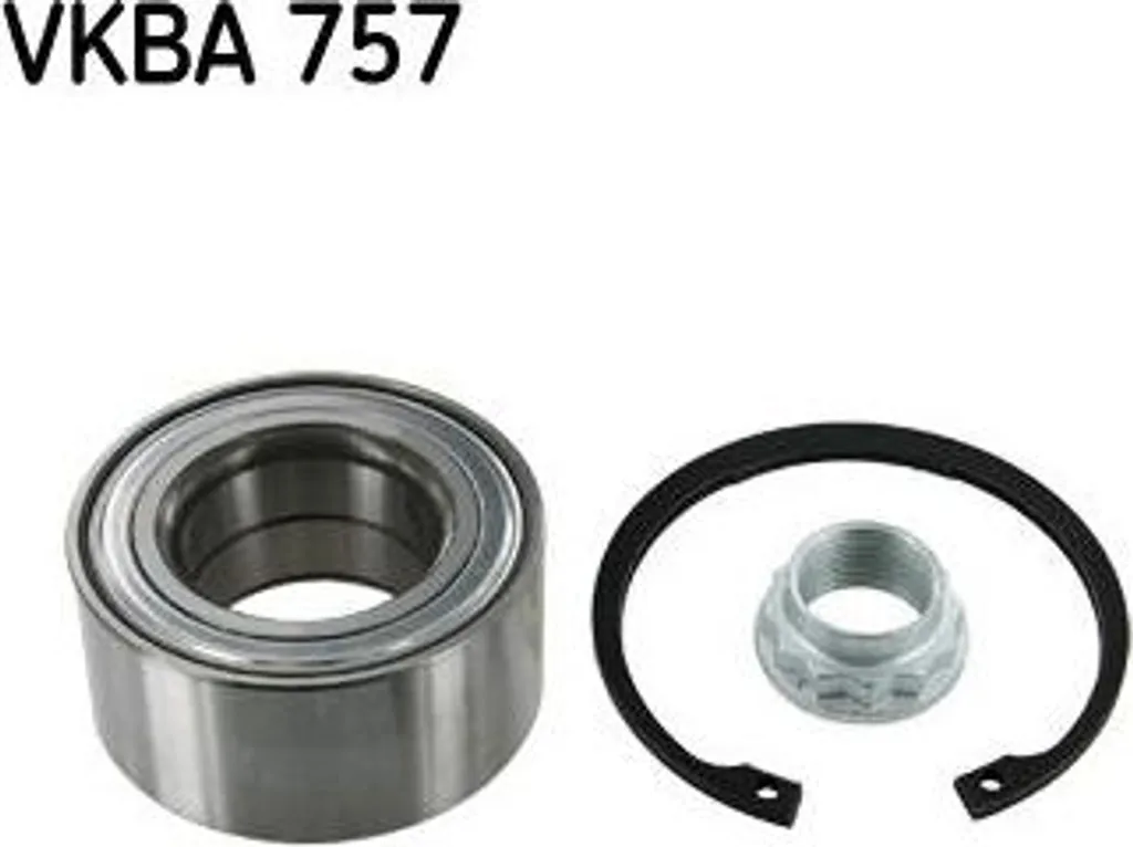 Supprimez le Bruit de Roue Mercedes avec le Kit SKF VKBA 757 0019810427