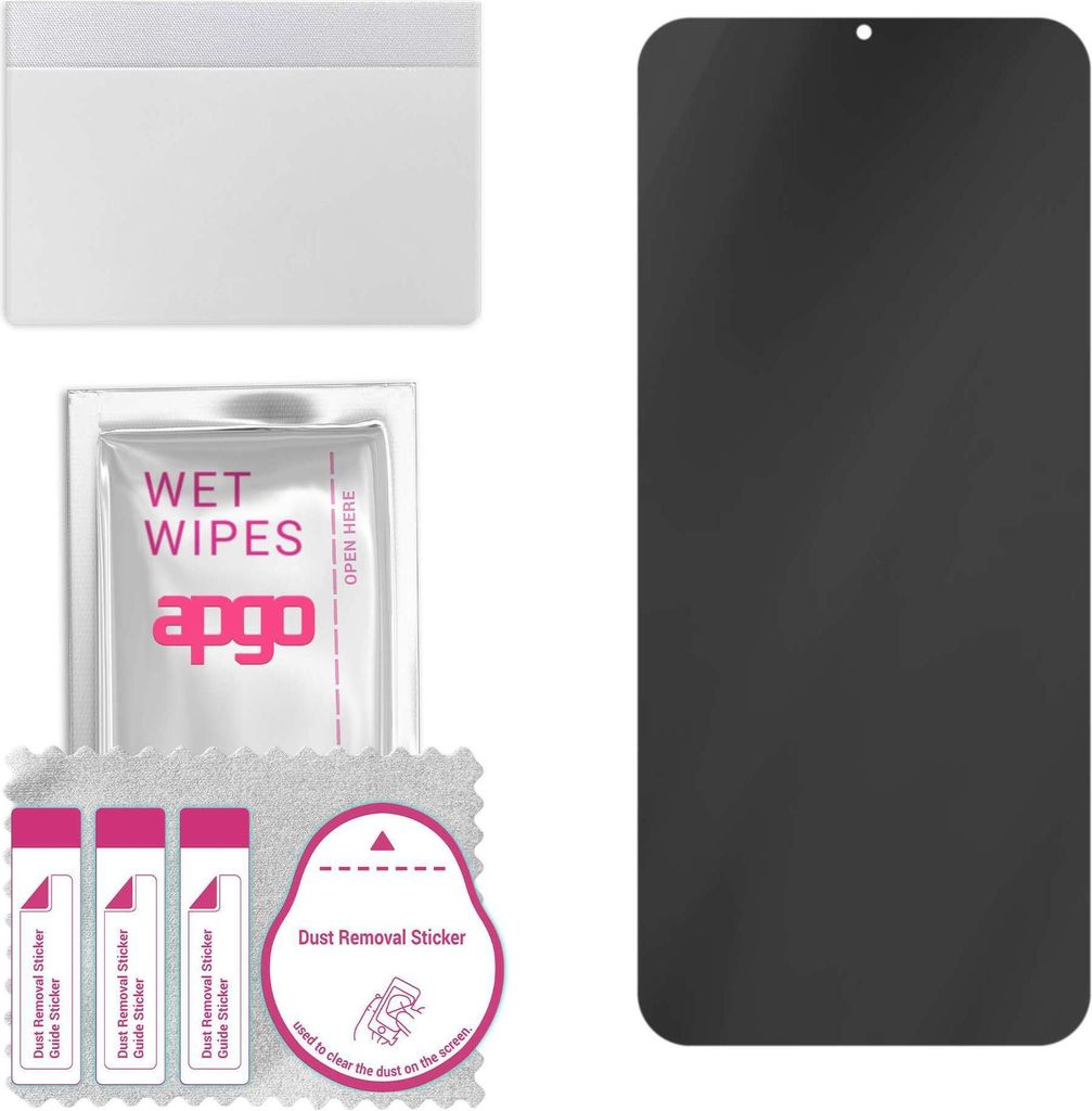 apgo Hybrid Privacy Schutzglas, Matt, kompatibel mit Honor Play 6C, Anti-Spy, toller Ersatz für Hartglas, kratzfester Displayschutzglas, Displaysc...