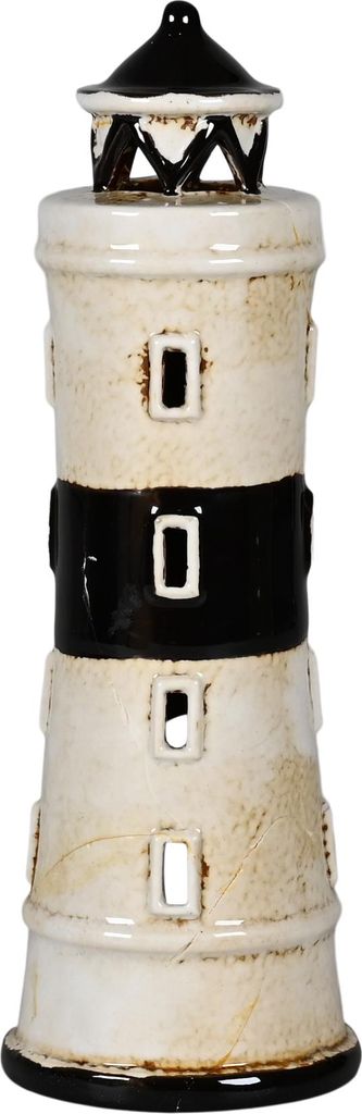 Ceramic House white for T-Light 21x7x7