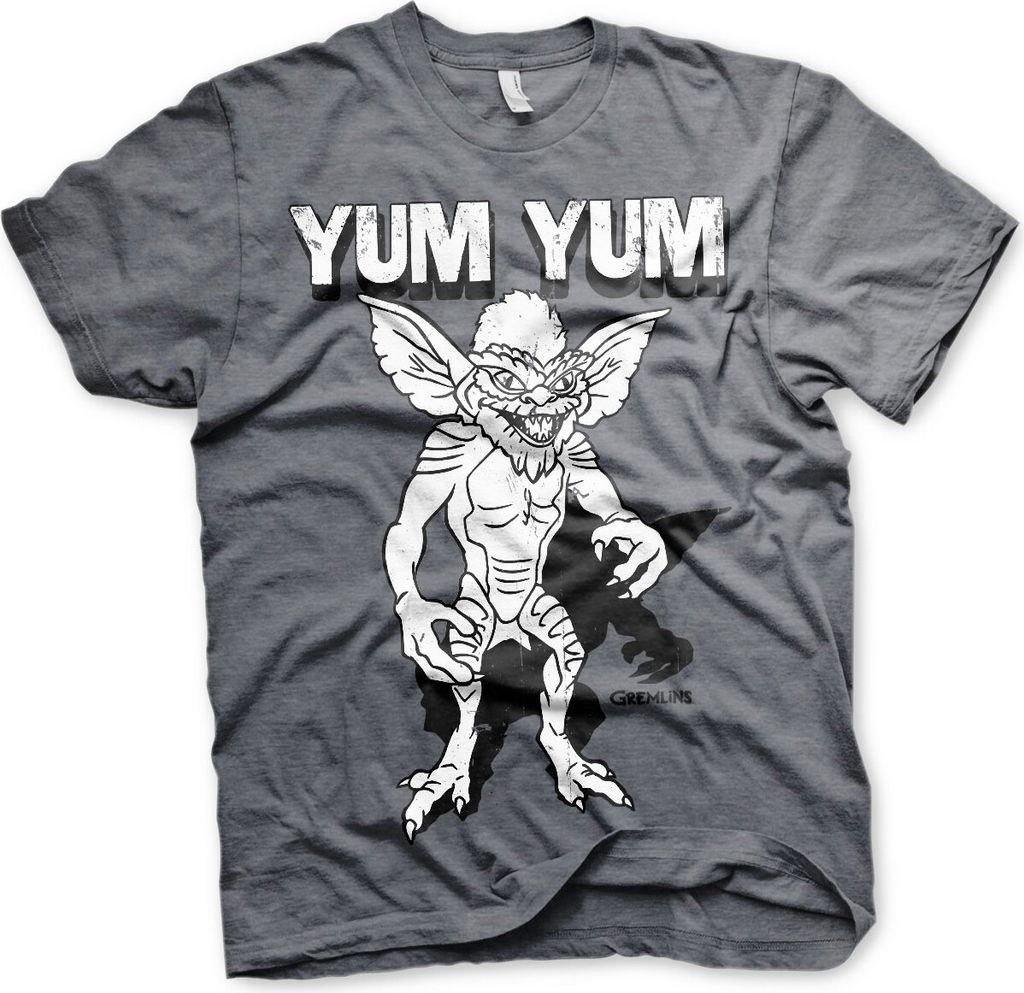 Gremlins Yum Yum T-Shirt - XX-Large - Dark-Heather