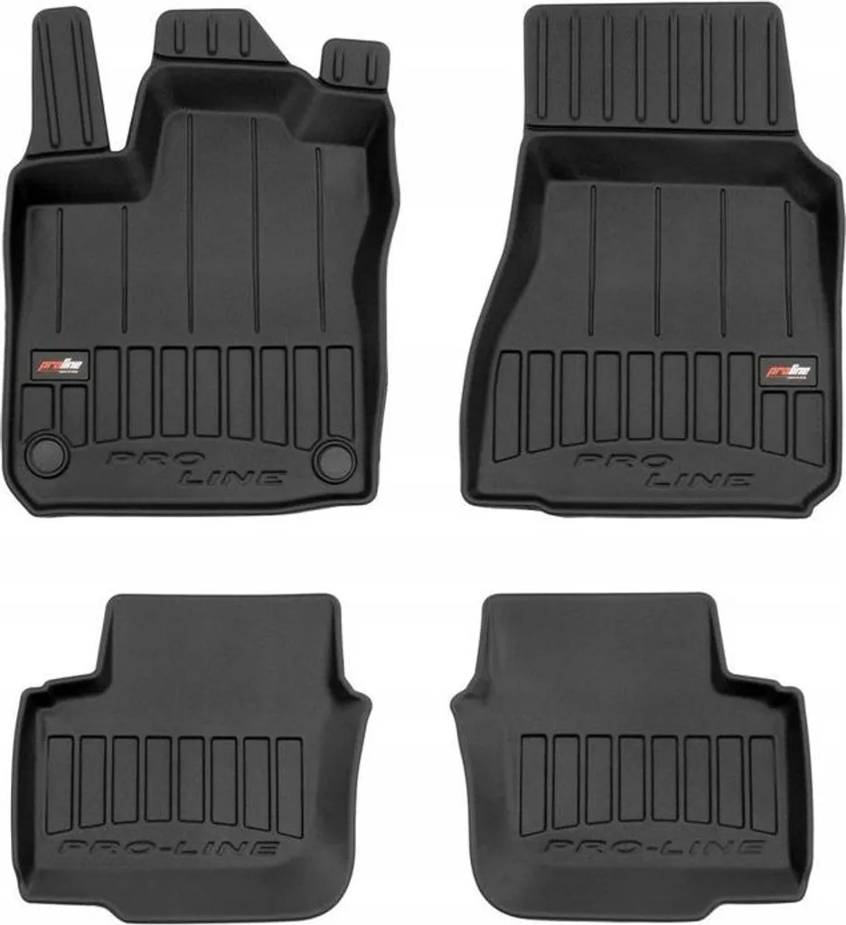 Tappetini Gomma Renault Twingo 3 dal 2014 | Protezione 3D Bordo Alto