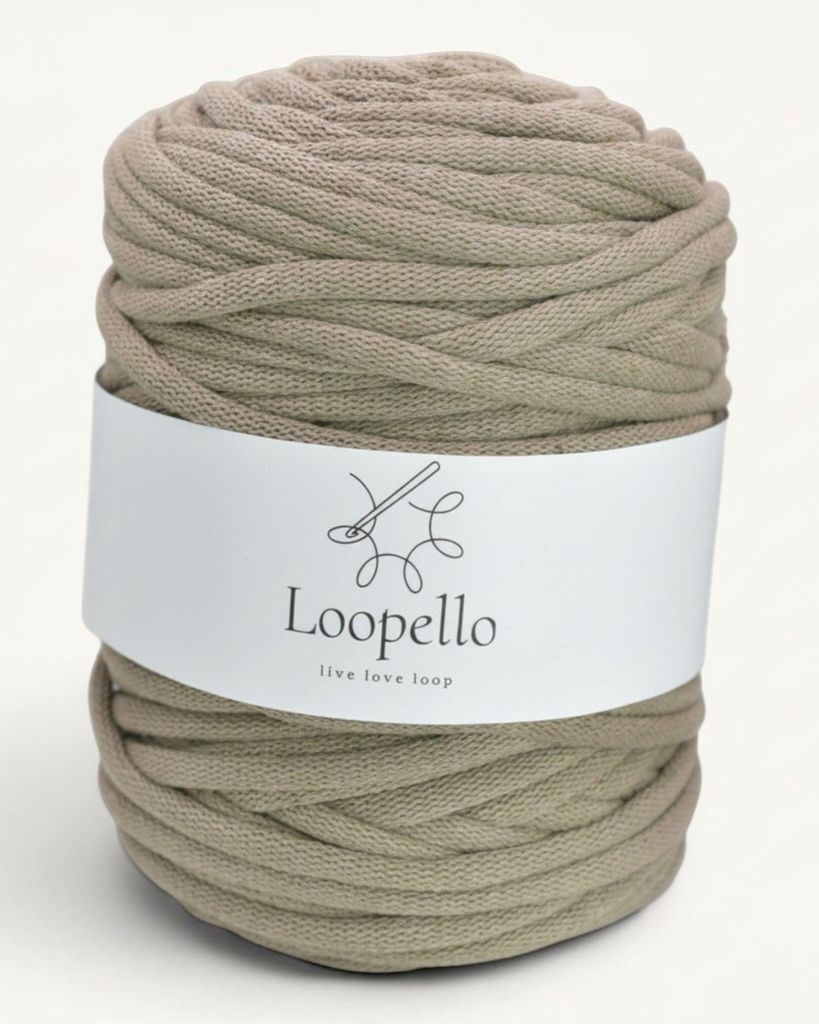 Loopvast katoenen koord, 9 mm, 100 meter – koffiekleur Productafbeelding 