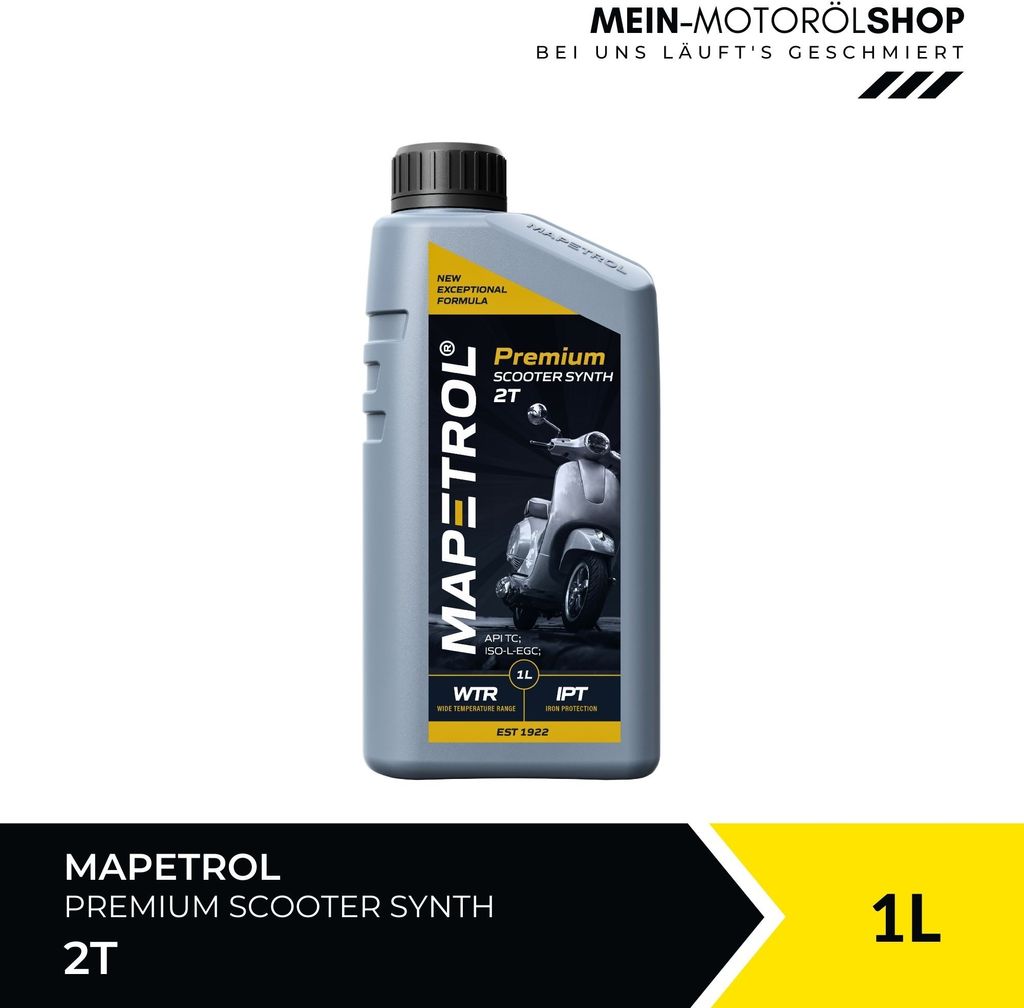 Mapetrol Premium Scooter Synth 2T 1 Liter