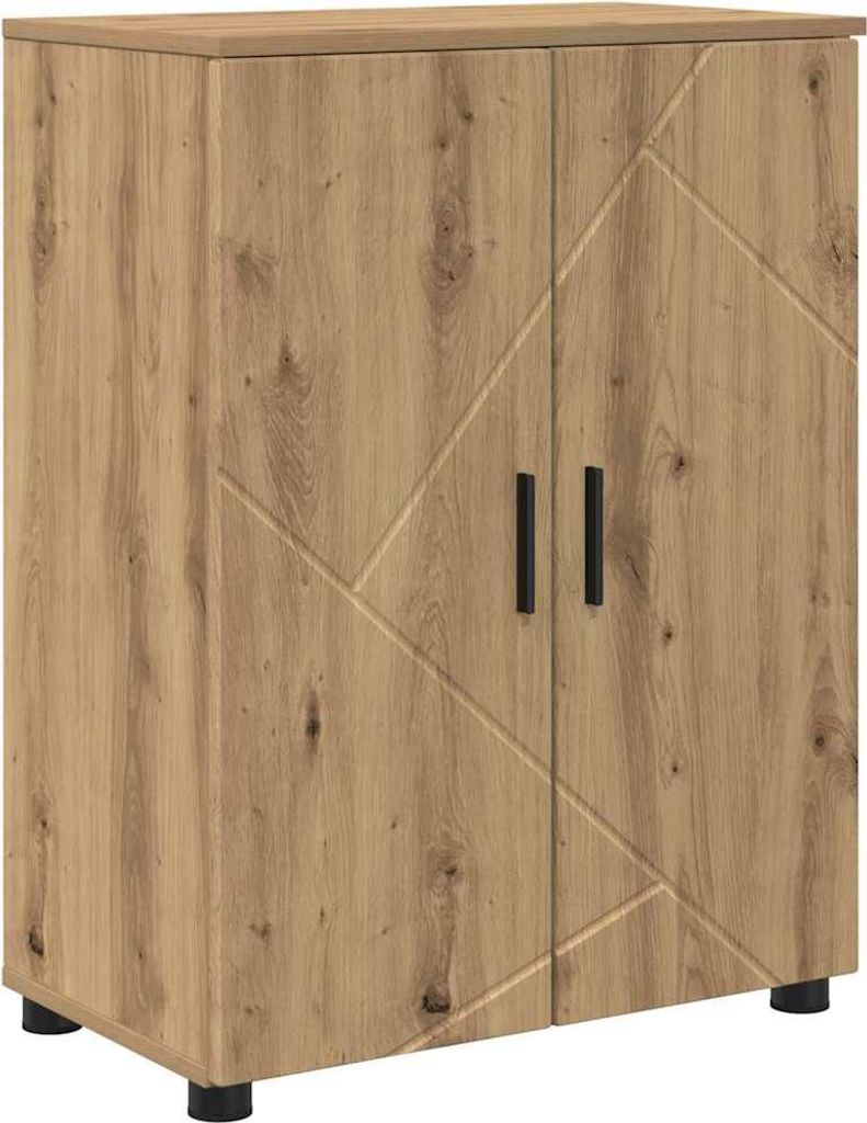 vidaXL Skrinka do kúpeľne, Imitácia dreva Artisan, 60 x 35 Obrázok produktu 