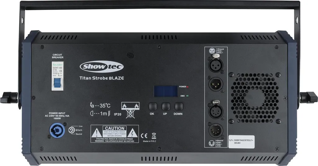 Évitez le Noir entre les Flashs : Stroboscope 1500W avec Effet Blaze RGB