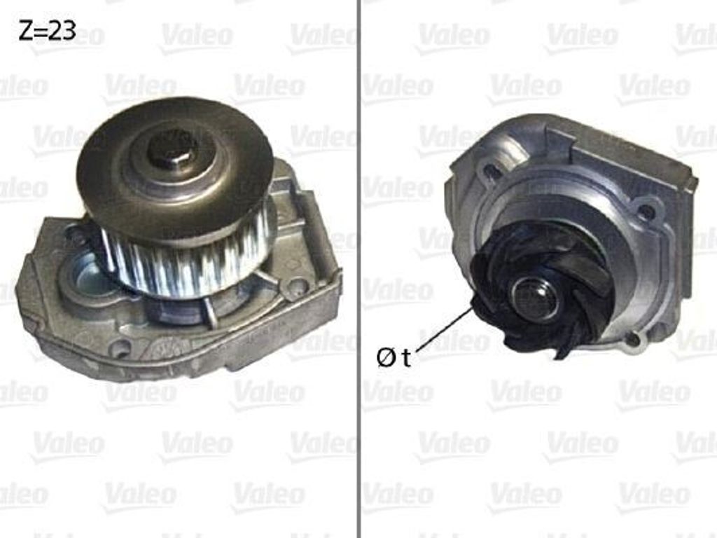 VALEO 506598 - OE 46422512 Wasserpumpe für Punto, Marea, Bravo, Brava