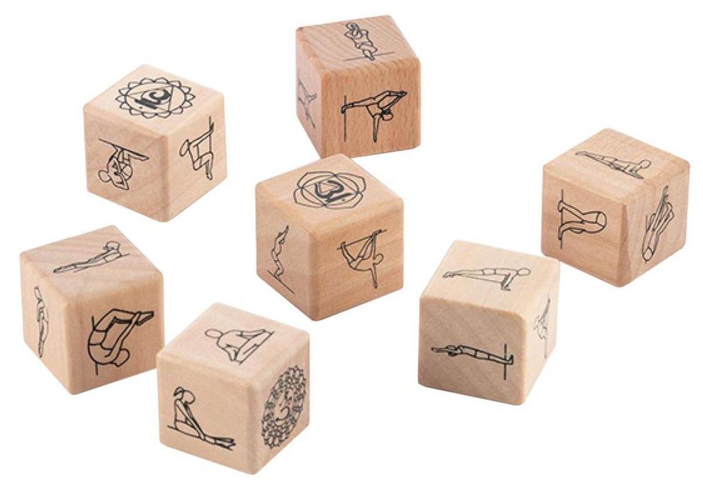 InnovaGoods Anandice Yoga Dobbelstenen - 7 stuks