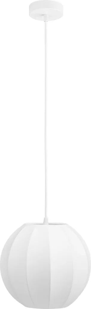 Petite lampe suspendue Fenja blanche Ø25 cm - Optimise les espaces