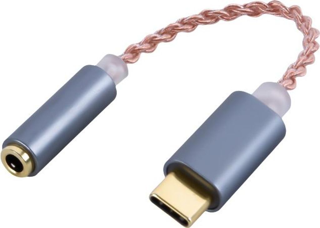 INF Type-C auf 3.5mm DAC Audio Adapter: Hochwertiger Sound Produktbild 