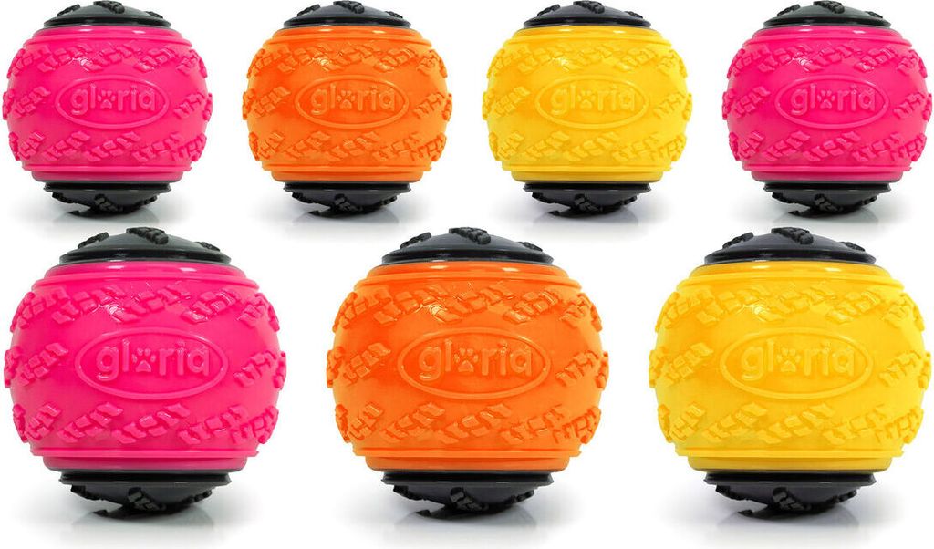 Hundespielzeug Gloria Bunt TPR 24 Stück