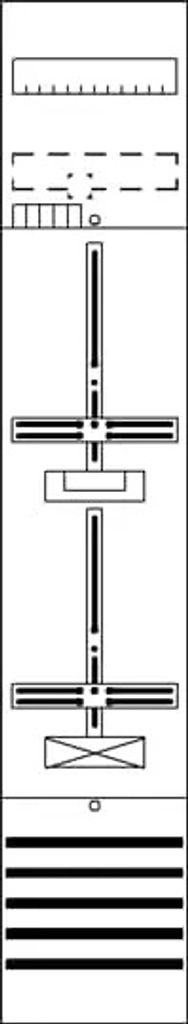 STRIEBEL & JOHN Zählerfeld 9RE 1Z1R verdrahtet m. Zählerkreuz