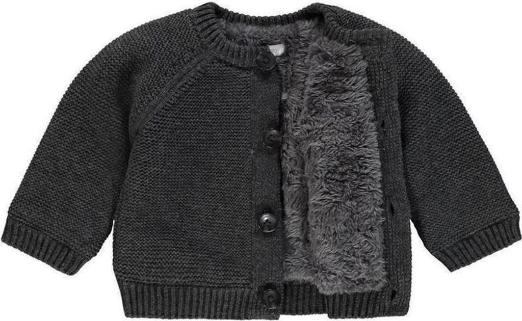 Noppies Strickjacke anthrazit gefüttert Dani 50