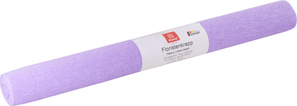 Gärtnerkrepp 50x250cm 128g/qm pastellflieder