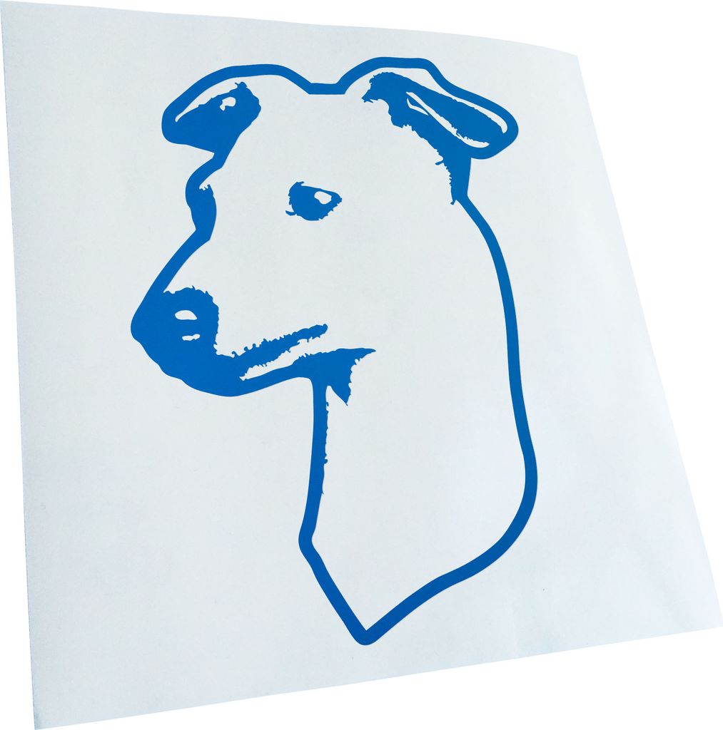 Kiwistar - Autoaufkleber - italian greyhound Hund - Neonpink - 13x10cm - Aufkleber für Auto, Laptop, Fahrrad, LKW, Motorrad mehrfarbig JDM Decal R...