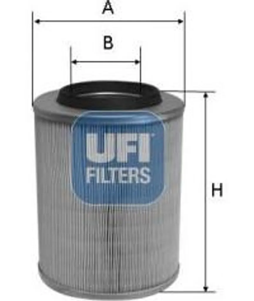 Filtre à air moteur pour Campo et Monterey UFI 27.647.00 OE 97044226