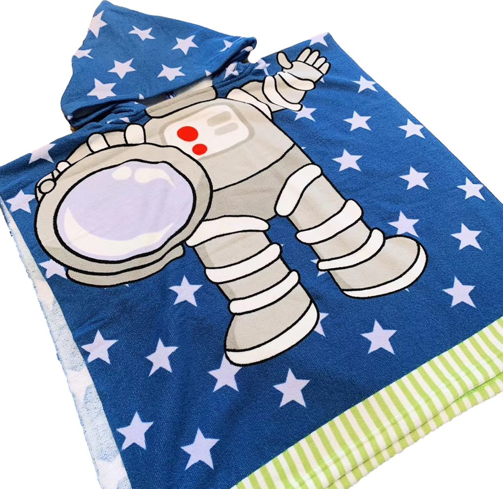 Badetuch hautfreundlich fadelloser Polyester Kinder mit Kapuze-Strandtuch für Kinder-1