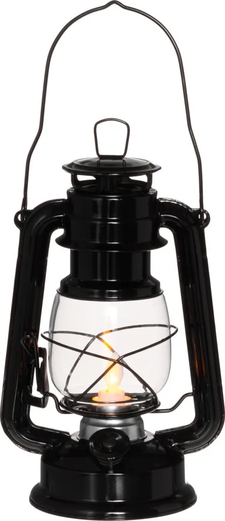 Lampe à poser LED noir 24,5 cm - Luminaire de chevet design et compact