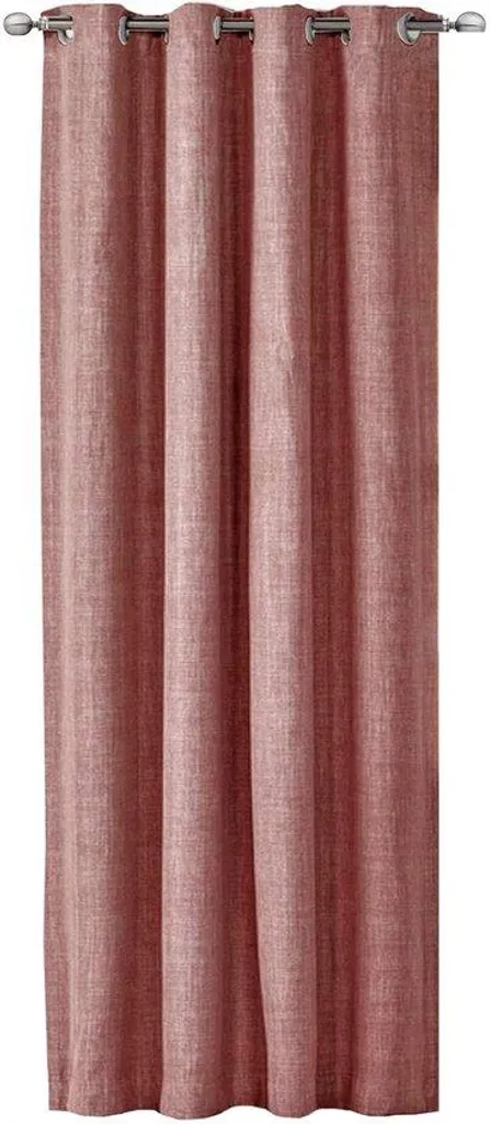 Rideau à anneaux 140x245 cm en polyester lavable coloris neutre