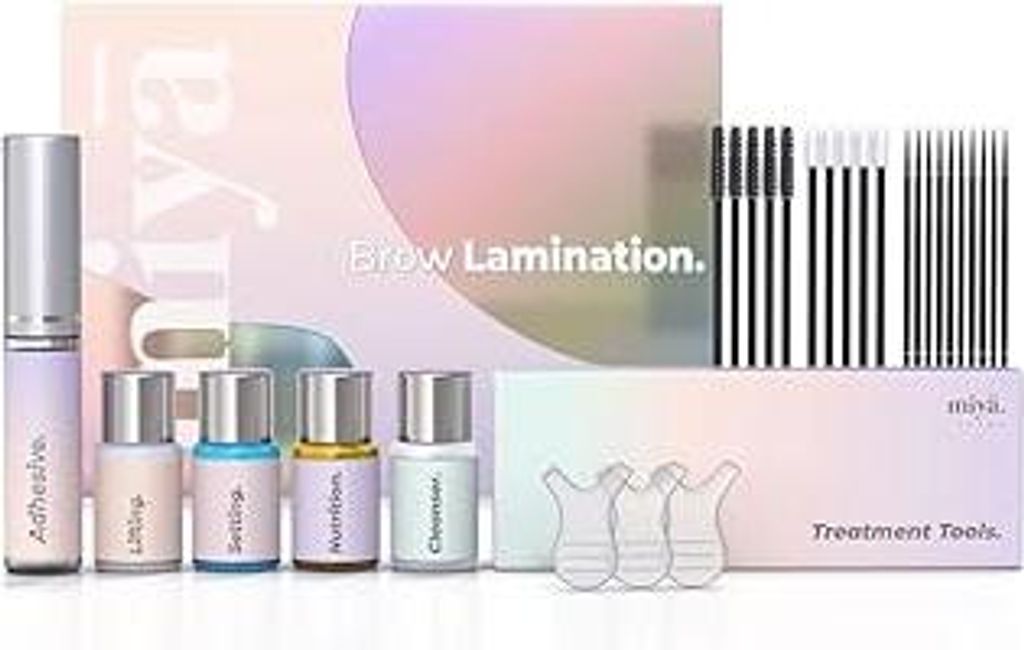 MIYA LASH | Professioneller Augenbrauen Laminierung Set für den Heim-Salon | DIY Keratin Brow Lift Kit | Augenbrauen Lifting Set | Vollere, dicker...