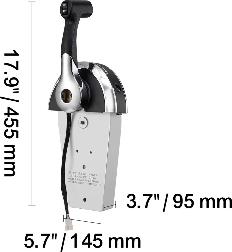 Boîtier de commande d'accélérateur pour bateau montage surface 12/24V - 2