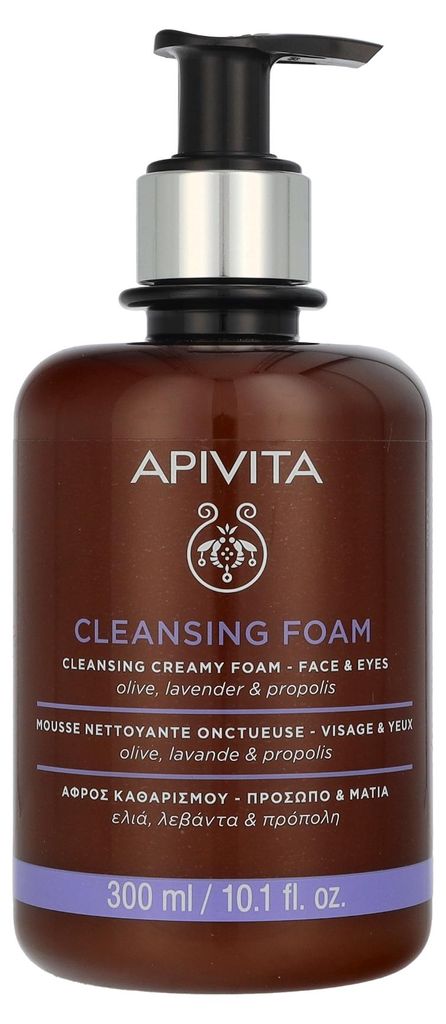 Apivita pianka oczyszczająca do twarzy i oczu z oliwką i Zdjęcie produktu 