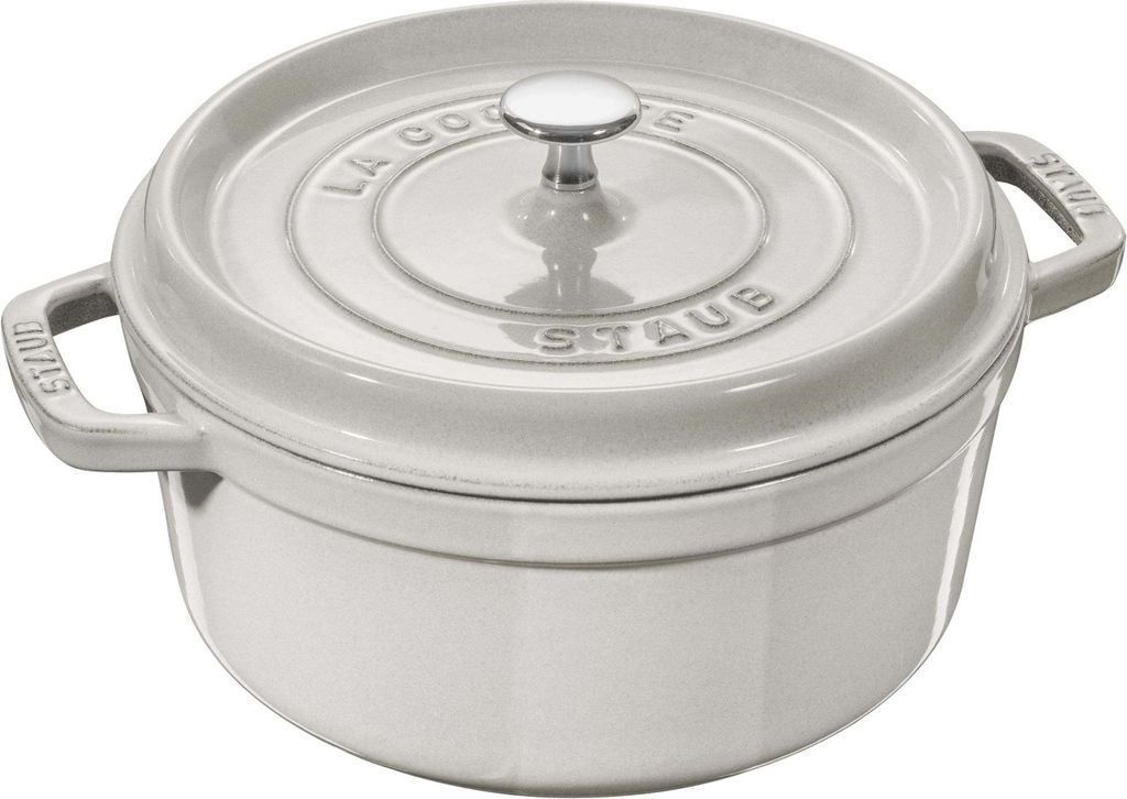 Zwilling La Cocotte 24cm rund weisser Trüffel Gusseisen Produktbild 