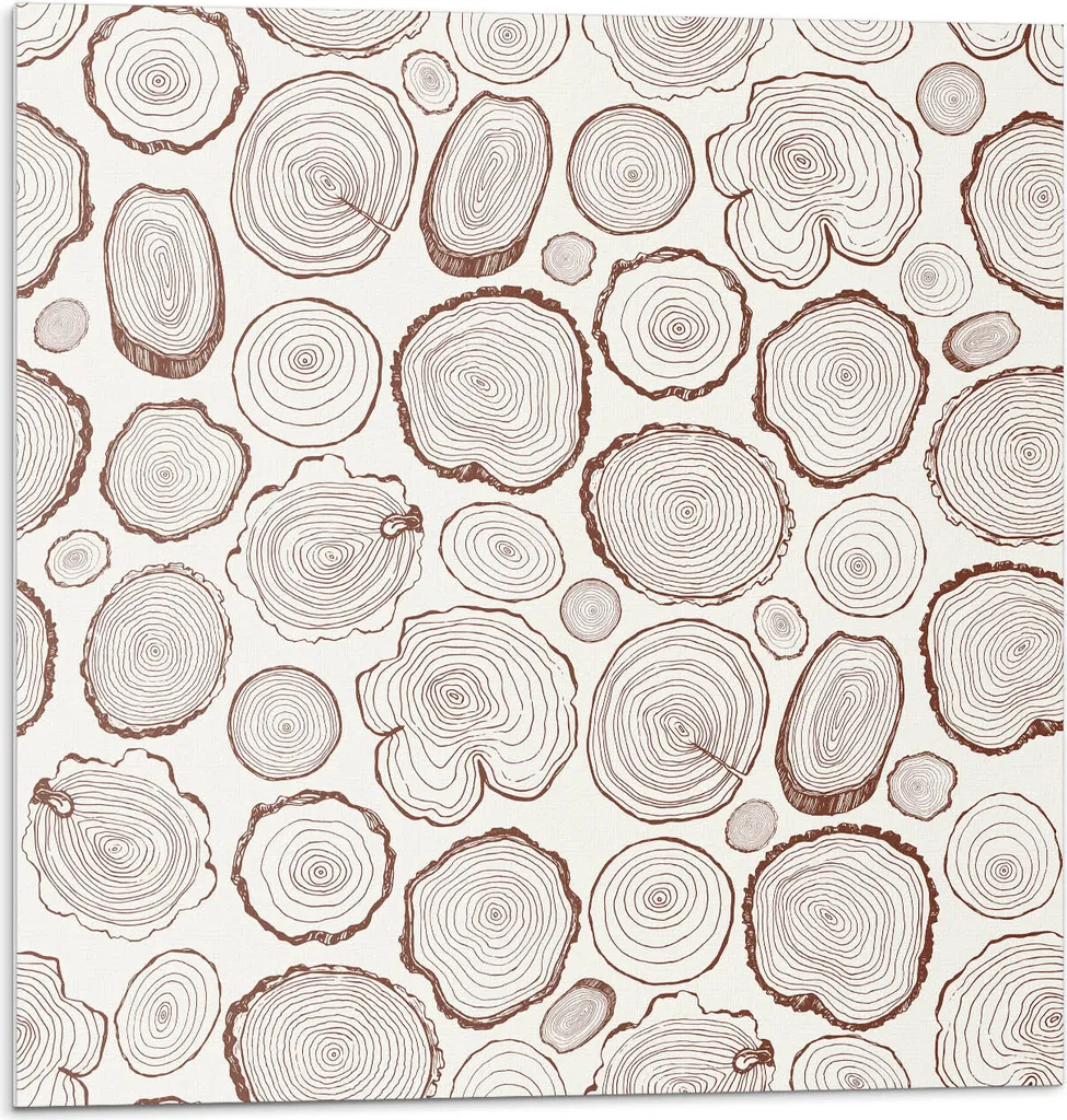 Piastrelle 3D Tronchi d'Albero Autoadesive PVC Vinile 20x20 cm per Cucina