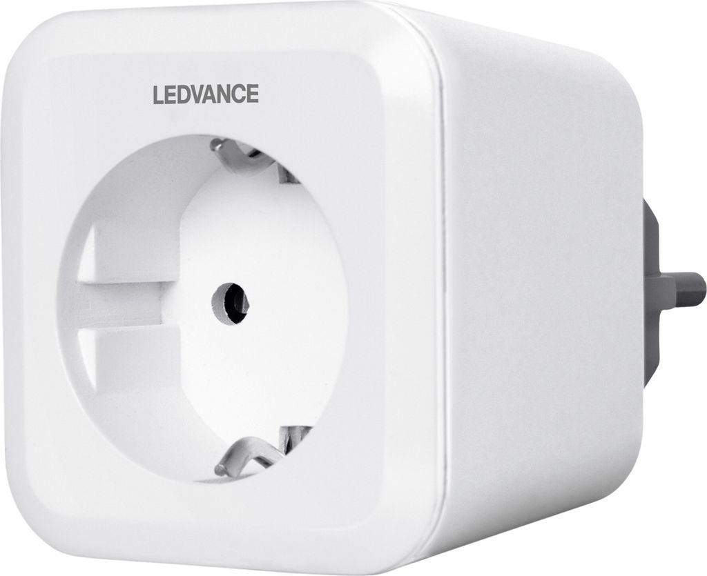 LEDVANCE Smarte Steckdose mit Bluetooth Technologie, für die Steuerung konventioneller Geräte im Smart Home, steuerbar mit Google und Alexa Voice...