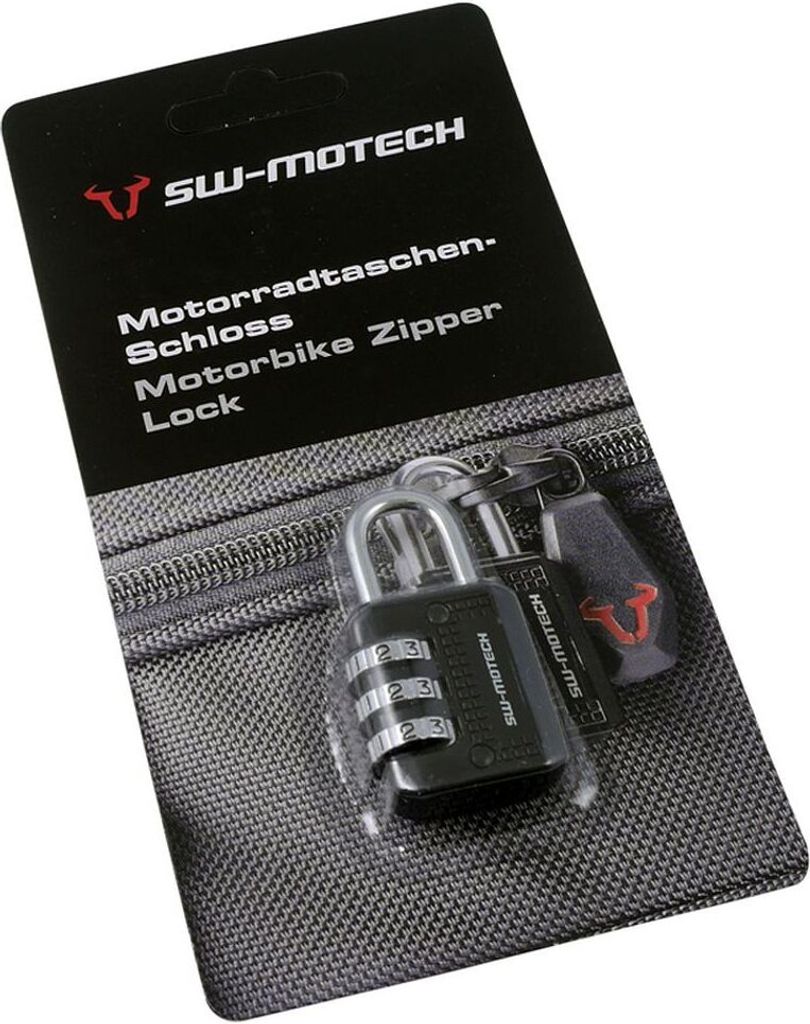 Motorradtaschen-Schloss SW Motech mit Zahlencode, Zahlenschloss, Kofferschloss
