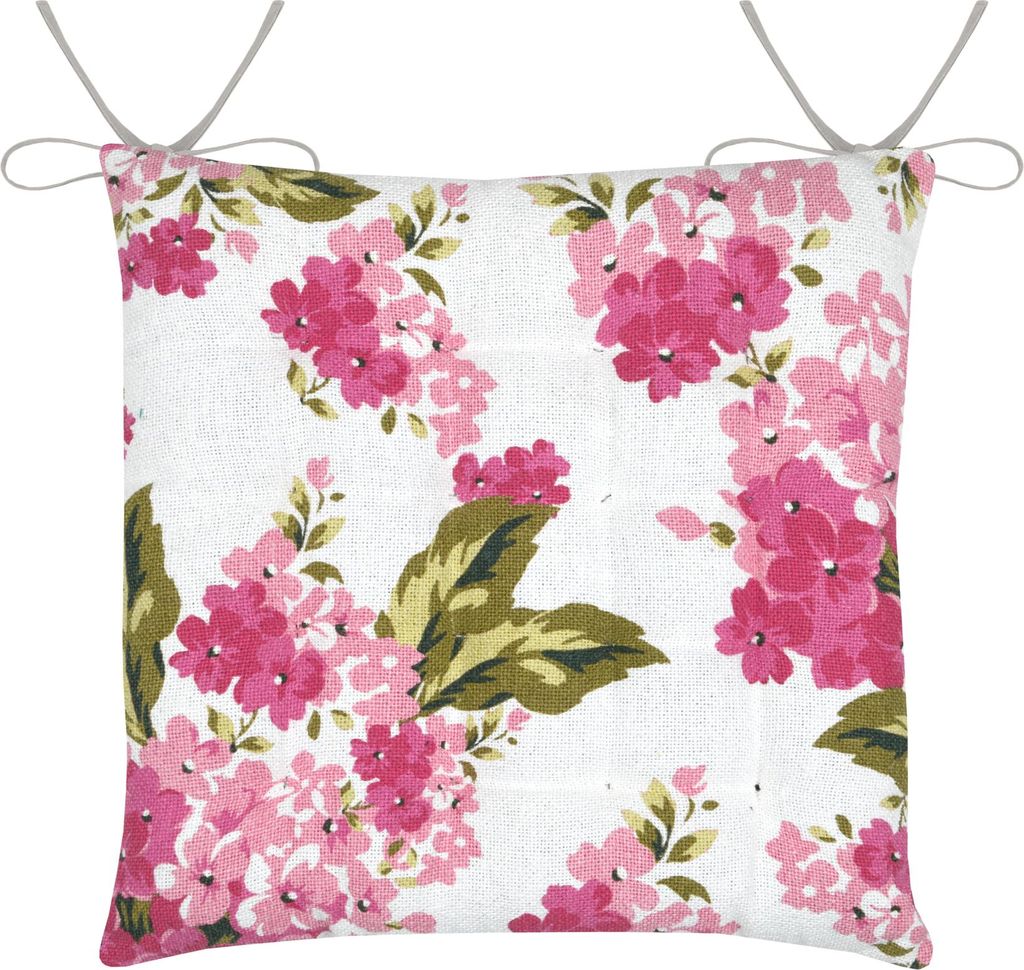 Florales Stuhlkissen für Frühlingsdekoration