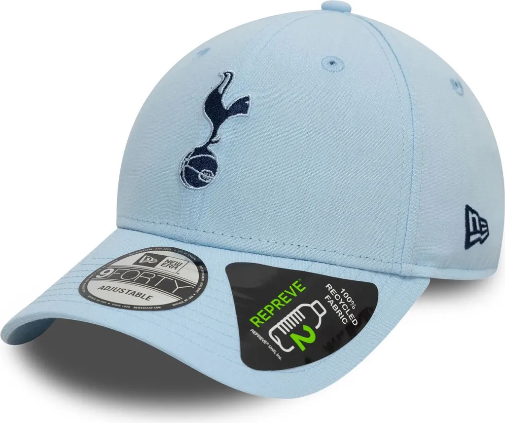 Casquette New Era 9Forty Tottenham bleu ciel pour supporter au stade