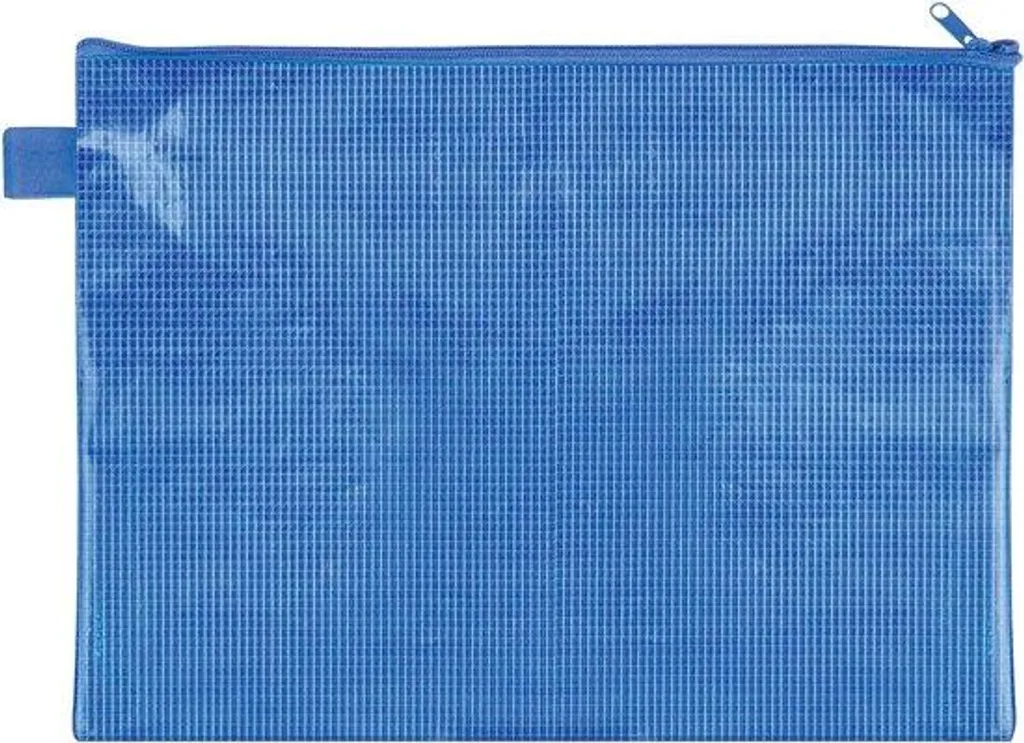 Chemise de classement A4 bleue en mousse EVA avec fermeture zippée G2