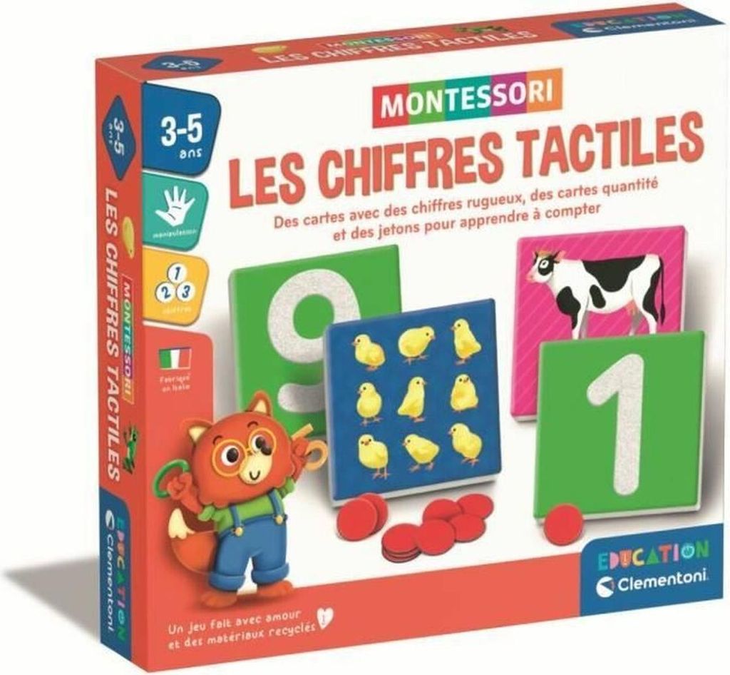 Lernspiel Clementoni Les chiffres tactiles (FR)