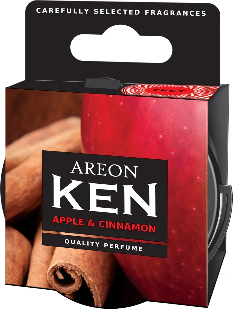Éliminez les Mauvaises Odeurs Voiture avec Areon Ken Pomme Cannelle 12 pcs