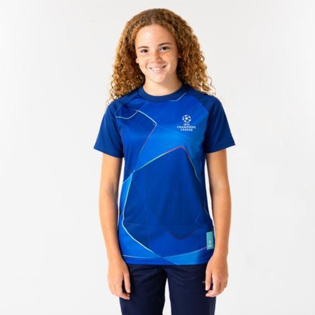 Champions League Fußballtrikot Kinder - Größe 128 - Fußballbekleidung - UEFA Champions League - Offizielles Merchandise