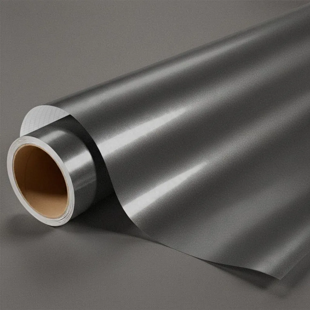 DIMEXACT Covering Brillant Gris Anthracite - Film Adhésif 152 cm x 10 m