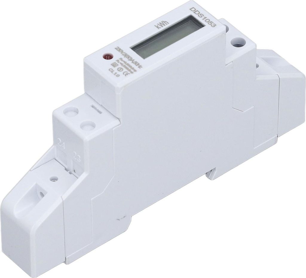 Einphasen-Energiezähler 1P DIN Rai Leistungsspannungs-Digitaltester LCD-Anzeige 5(50)A 230V