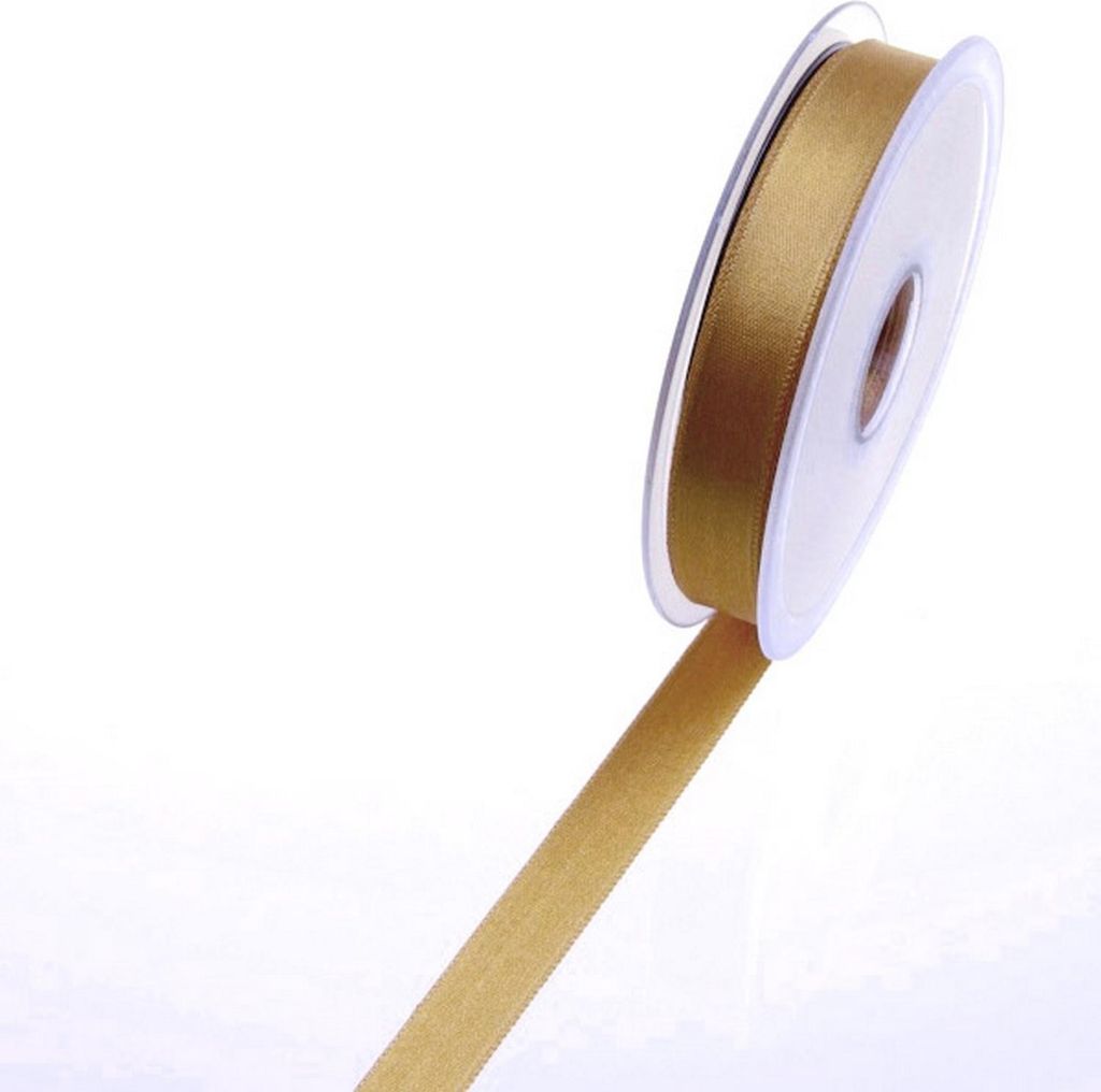 Satinband ocker - 15 mm - 25 m - 43115 018-R