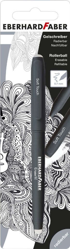 EBERHARD FABER Gelschreiber Erase it! schwarz
