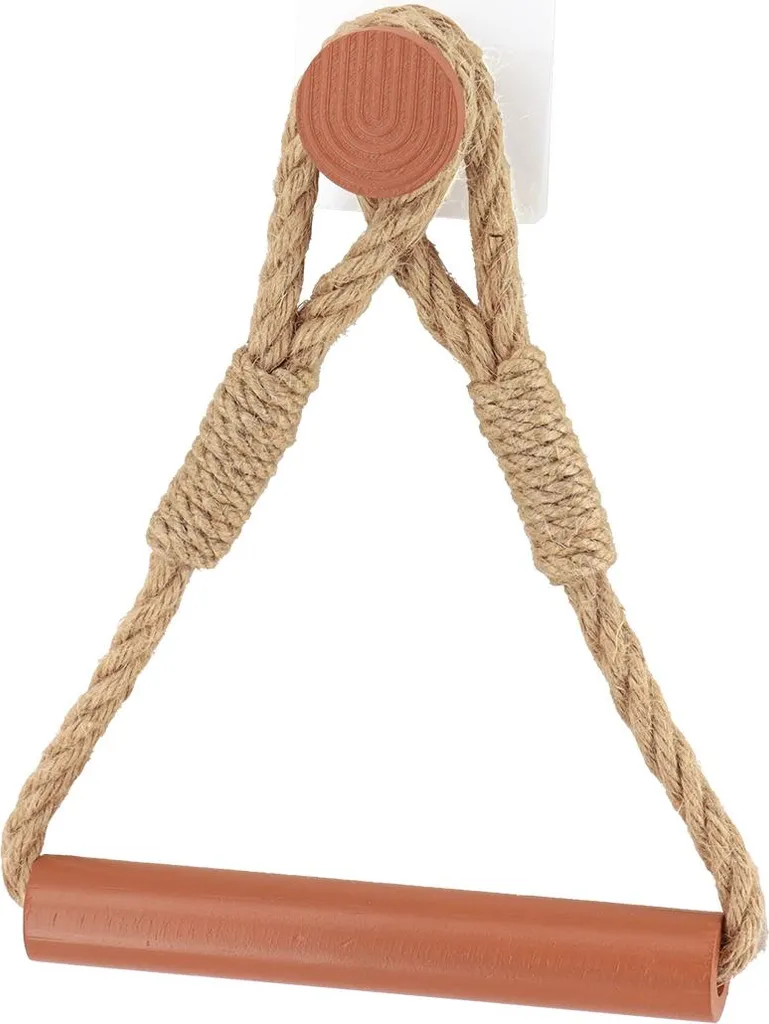 TENDANCE | Portarotolo - marrone - Corda - Bambù - Juta - Boho - Rustico - 4