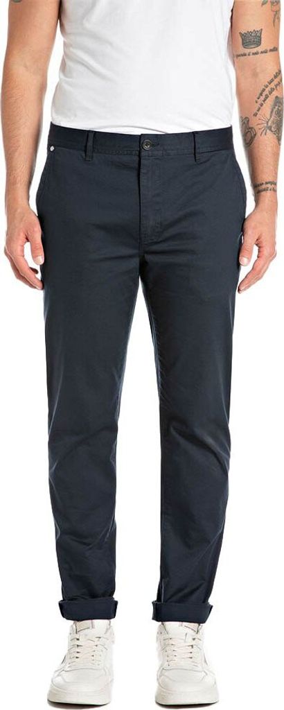 Replay M9998.000.84905 Chinohose Blau 33 / 32 Mann Blau 33