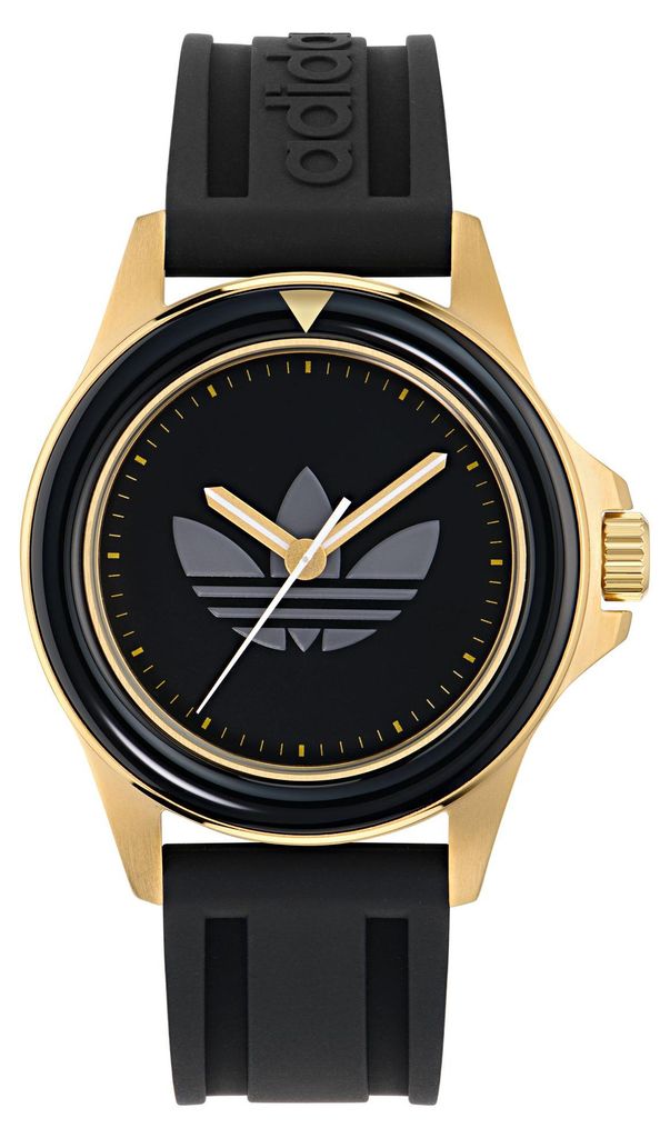 Adidas Uni Uhr EXPRESSION ONE Silikon schwarz AOFH24507 Produktbild 