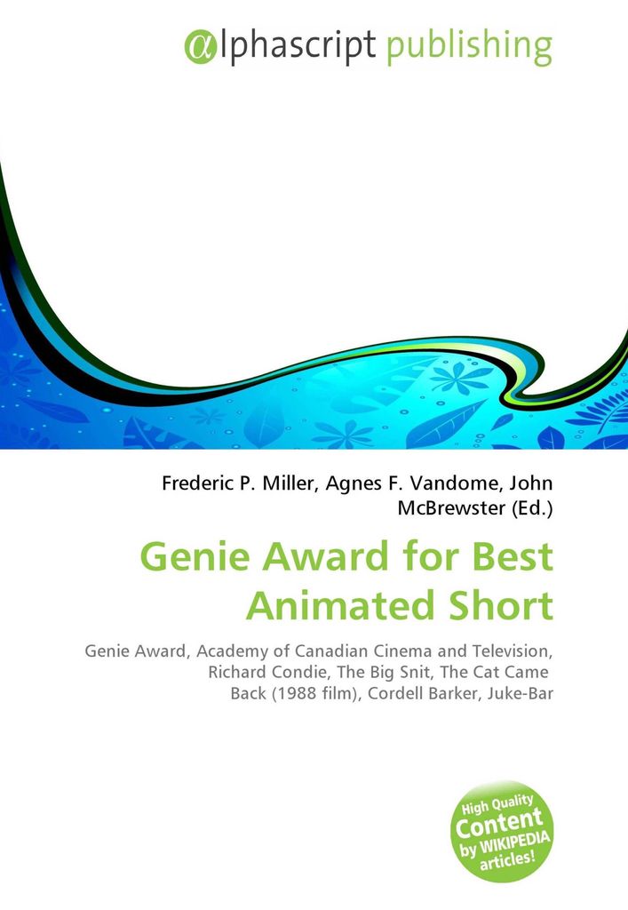 Genie Award for Best Animated Short